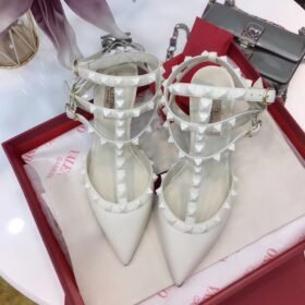 Valentino Rockstud Pump 65MM All White