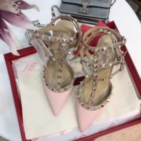 Valentino Rockstud Pump 65MM Light Pink