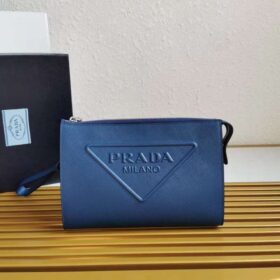 Prada Saffiano Leather Pouch