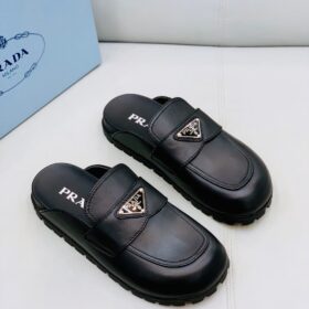 Prada Leather Mules