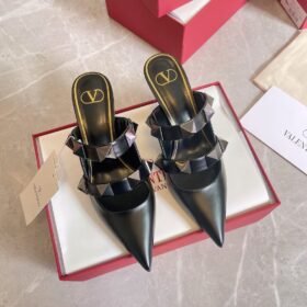 Valentino Roman Stud Mule 65 MM