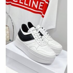 Celine Block Sneakers With Wedge Outsole