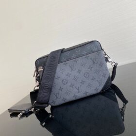 LV Trio Messenger Monogram Eclipse Canvas and Monogram Reverse Canvas