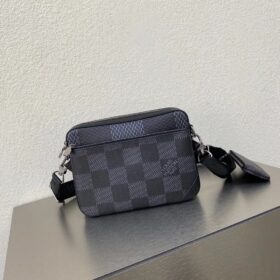 LV Trio Messenger Damier Graphite 3D Coated Canvas