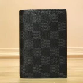 LV Passport Cover Damier Graphite Canvas