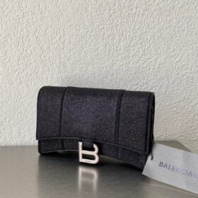 Balenciaga Wallet In Chain Glitter