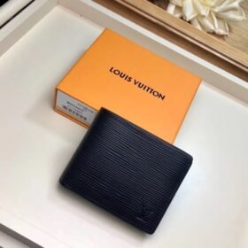 LV Multiple Wallet Epi Leather Black