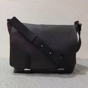 Loewe Military Messenger Small Black