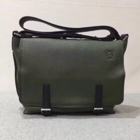 Loewe Military Messenger Small Green