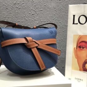 Loewe Gate Varsity Blue/Pecan Small