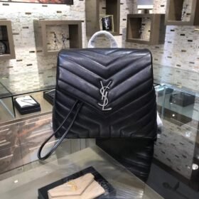 Saint Laurent Loulou Backpack Small Black