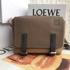 Loewe Military Messenger XS Dark Taupe/Desert