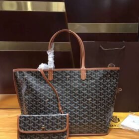 Goyard Anjou PM Black Tan