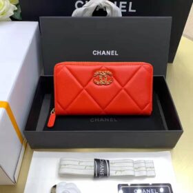 Chanel 19 Long Zipped Wallet