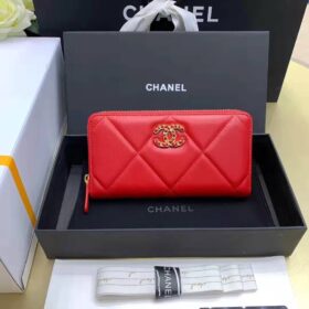 Chanel 19 Long Zipped Wallet