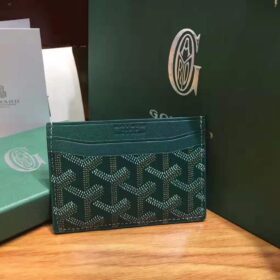 Goyard Card Holder Green