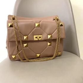 Valentino Large Roman Stud Shoulder Bag