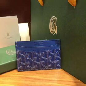 Goyard Card Holder Blue