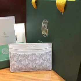 Goyard Card Holder White