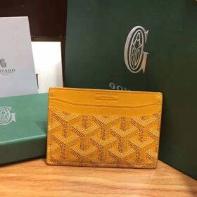 Goyard Card Holder Yellow