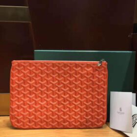 Goyard Senat Pouch MM Orange