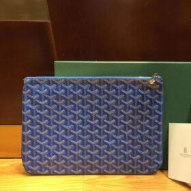 Goyard Senat Pouch MM Blue