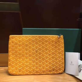 Goyard Senat Pouch MM Yellow