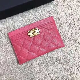 Chanel Boy Card Holder