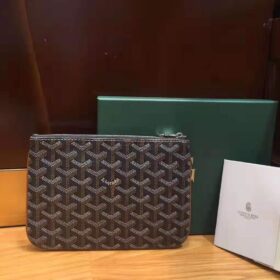 Goyard Senat Pouch PM Black Tan