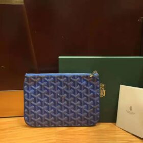 Goyard Senat Pouch PM Blue