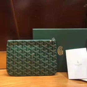 Goyard Senat Pouch PM Green