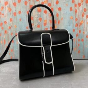 Delvaux Brillant Illusion Noir White MM