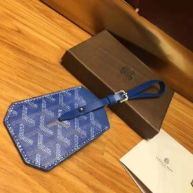 Goyard Luggage Tag Blue