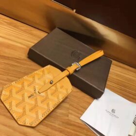 Goyard Luggage Tag Yellow