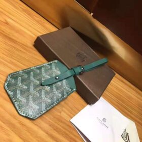 Goyard Luggage Tag Green