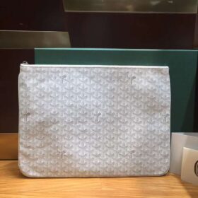 Goyard Senat Pouch GM White