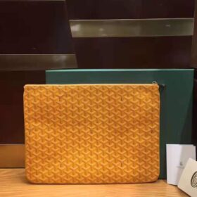 Goyard Senat Pouch GM Yellow