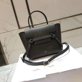 Celine Pico Belt Bag Grey