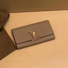 Louis Vuitton Capucines Wallet Grey