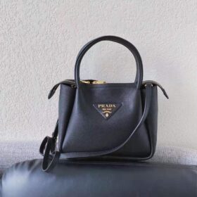 Prada Small Leather Handbag Black