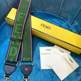 Fendi Green Ribbon Strap Bag