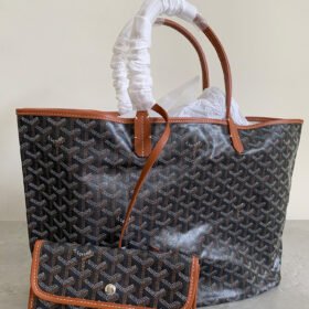 Goyard St. Louis Black Tan PM