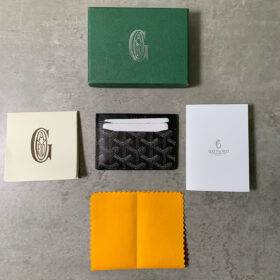 Goyard Card Holder Black