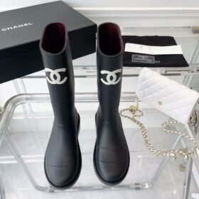 Chanel Rubber Sole Rain Boots