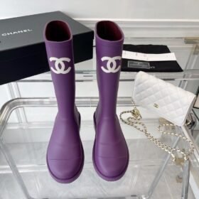 Chanel Rubber Sole Rain Boots