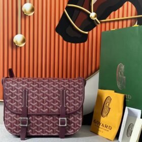 Goyard Belvedere Messenger MM Maroon