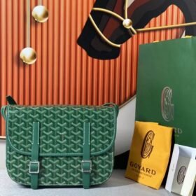 Goyard Belvedere Messenger MM green