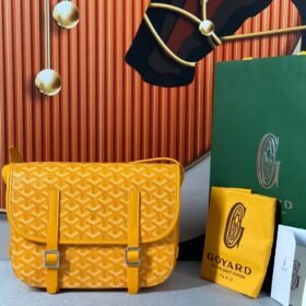 Goyard Belvedere Messenger MM Yellow