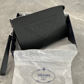 Prada Saffiano Leather Pouch