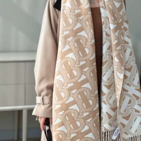 Burberry Monogram Cashmere Scarf